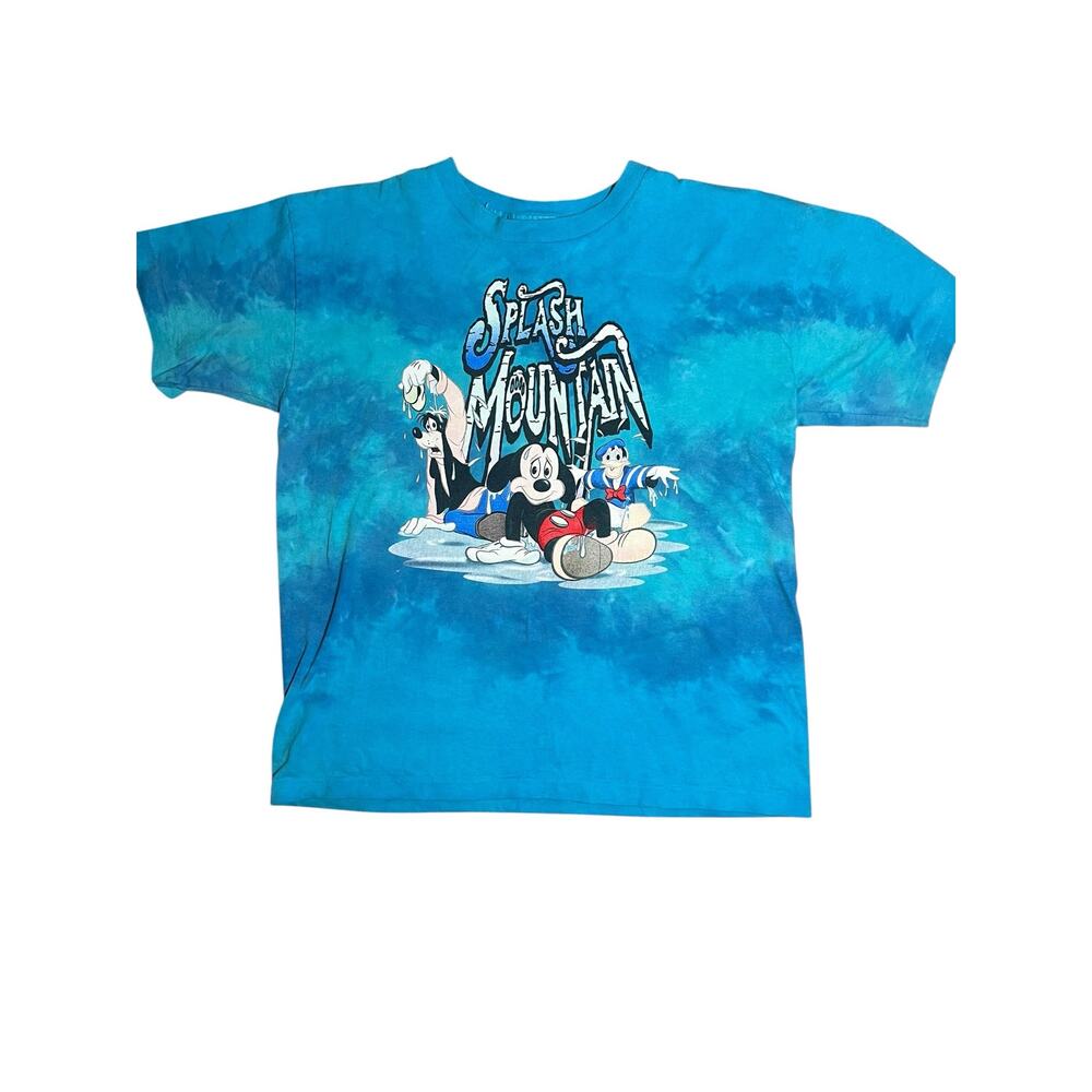 Disney's Splash Mountain Magic Kingdom tie dye graphic t-shirt youth size XL